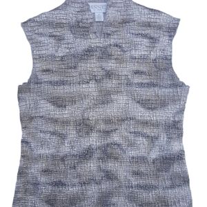 Size M Petite sleeveless polyester casual corner annex top